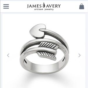 Arrow & Heart James Avery Ring